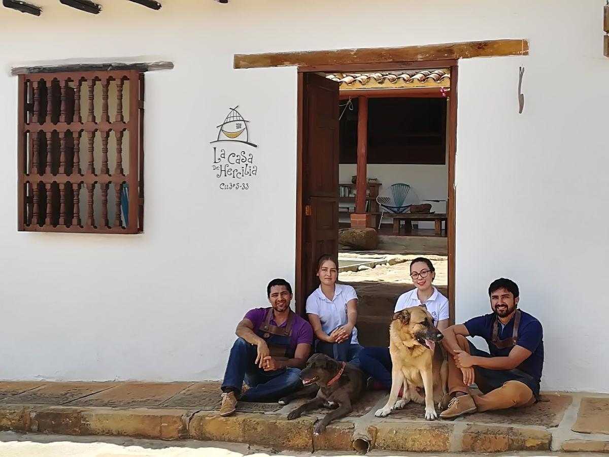La Casa De Hercilia Boutique Barichara Ngoại thất bức ảnh