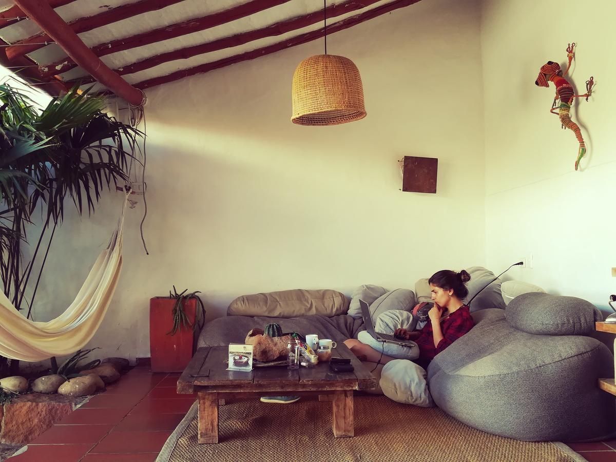 La Casa De Hercilia Boutique Barichara Ngoại thất bức ảnh